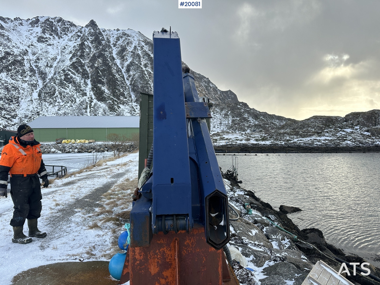 Palfinger PK 14080 C kran m/ hydraulikk pumpe - Grue auxiliaire: photos 3 Palfinger PK 14080 C kran m/ hydraulikk pumpe - Grue auxiliaire: photos 3