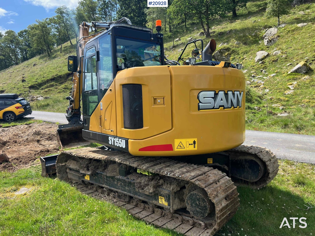 Pelle sur chenille SANY sy155U: photos 9