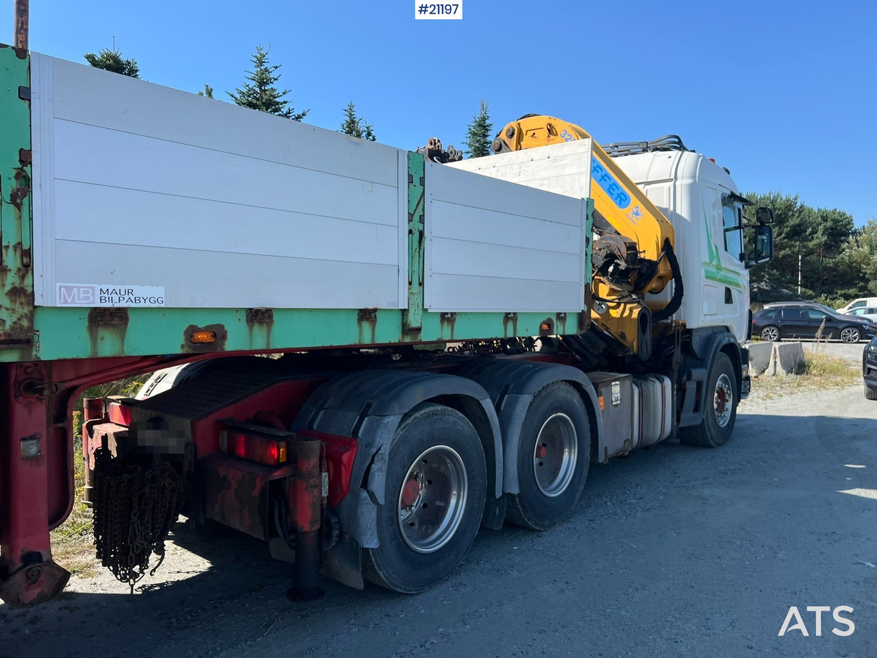 Scania R164 - Camion grue: photos 3 Scania R164 - Camion grue: photos 3