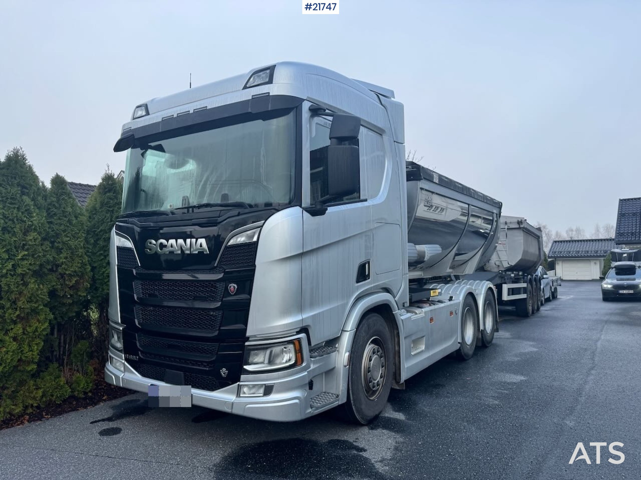 Scania R660 6X4 Asfaltbil m/ Carnehl asfaltkjerre - Camion benne: photos 1 Scania R660 6X4 Asfaltbil m/ Carnehl asfaltkjerre - Camion benne: photos 1