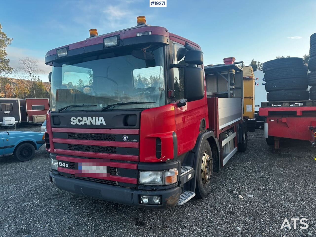 Scania P94 bufferbil m/ Euroskilt pute. Lav km - Véhicule de voirie/ Spécial, Camion: photos 3 Scania P94 bufferbil m/ Euroskilt pute. Lav km - Véhicule de voirie/ Spécial, Camion: photos 3