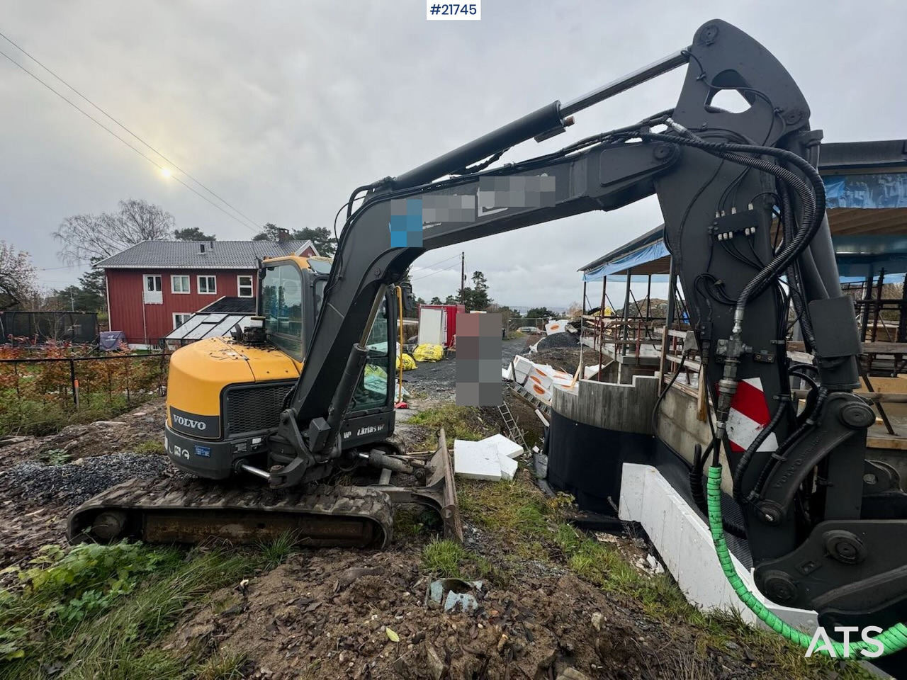 Pelle sur chenille Volvo ECR58D Beltegraver m/ tilt og skuffe: photos 7