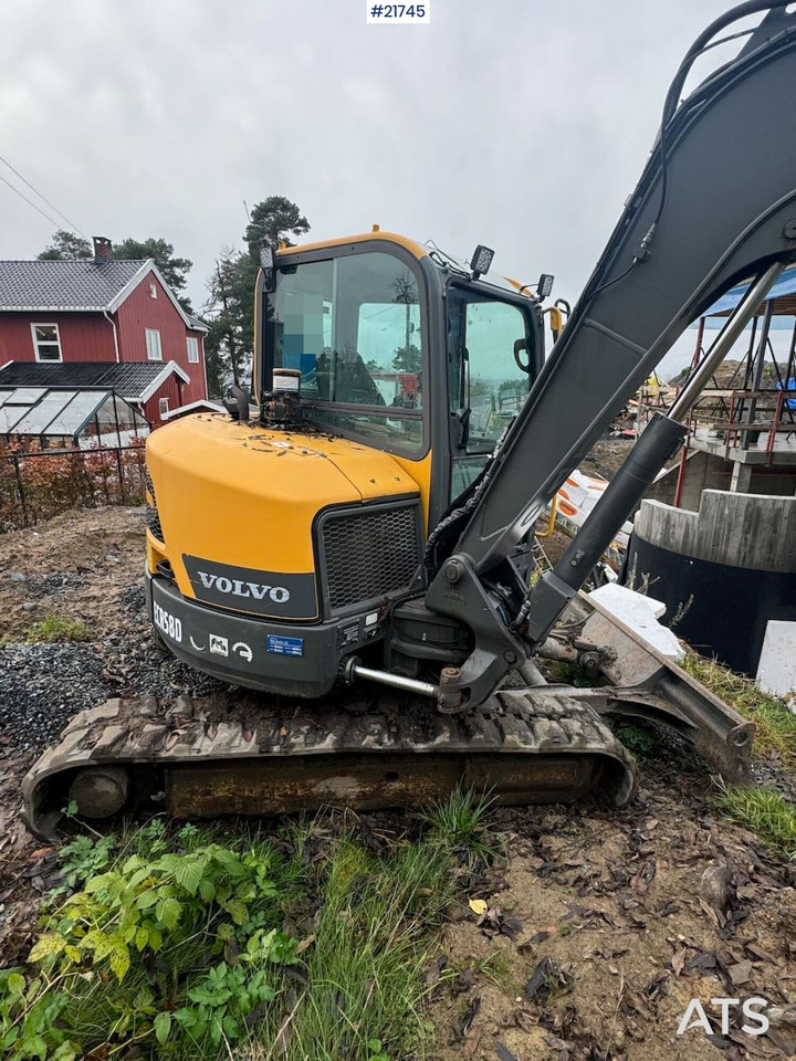 Pelle sur chenille Volvo ECR58D Beltegraver m/ tilt og skuffe: photos 6