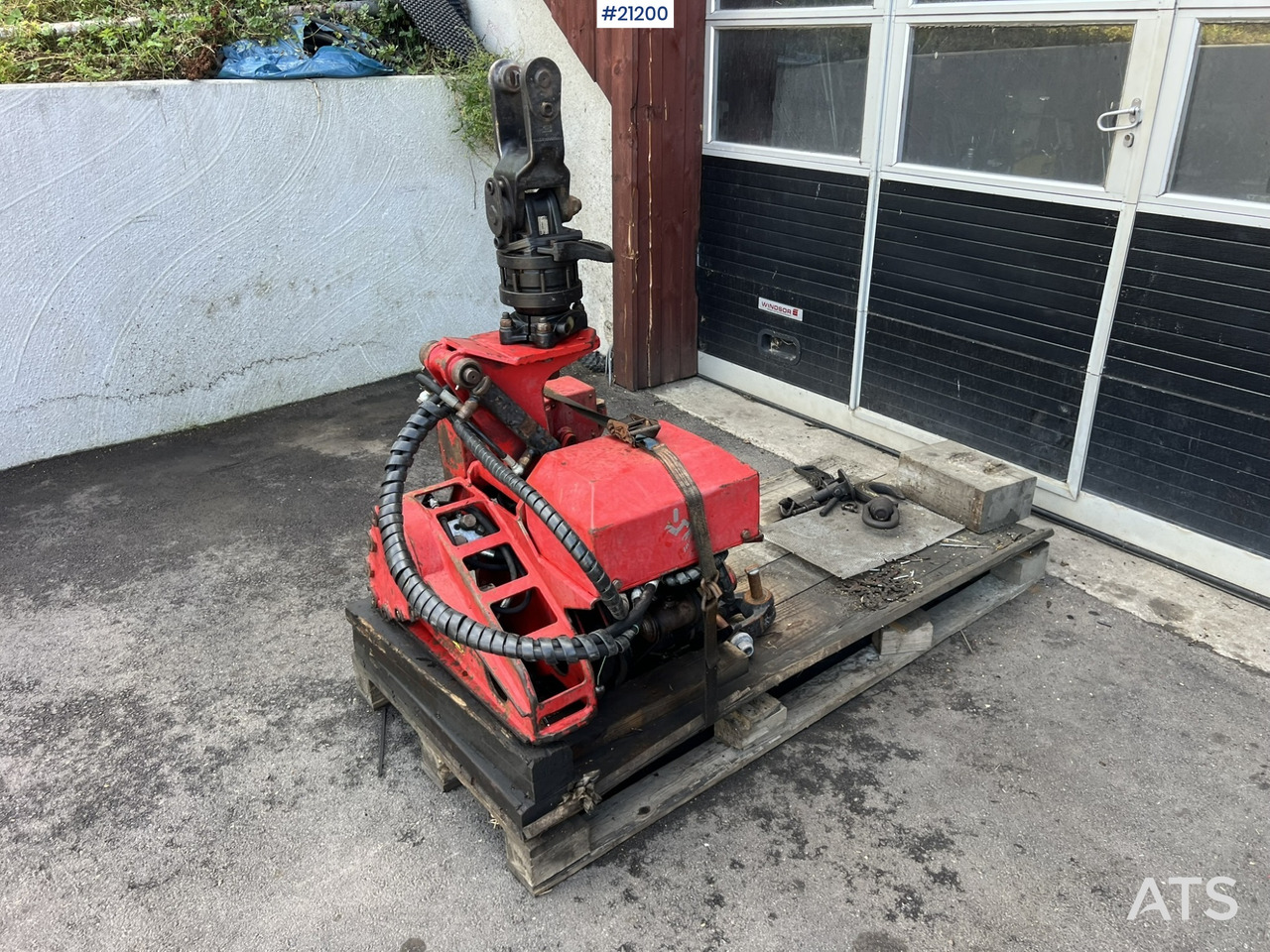 Hogstaggregat SG220RC hogstaggregat for kran m/ ekstra klo, sverd og kjede - Tête d'abattage: photos 1 Hogstaggregat SG220RC hogstaggregat for kran m/ ekstra klo, sverd og kjede - Tête d'abattage: photos 1