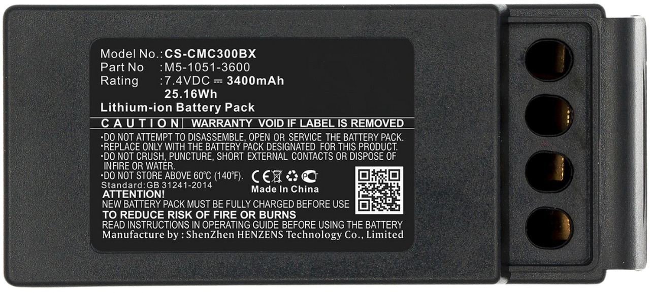 Cavotec compatible battery M5-1051-3601(3400mAh ) - Accumulateur pour Grue auxiliaire: photos 4 Cavotec compatible battery M5-1051-3601(3400mAh ) - Accumulateur pour Grue auxiliaire: photos 4