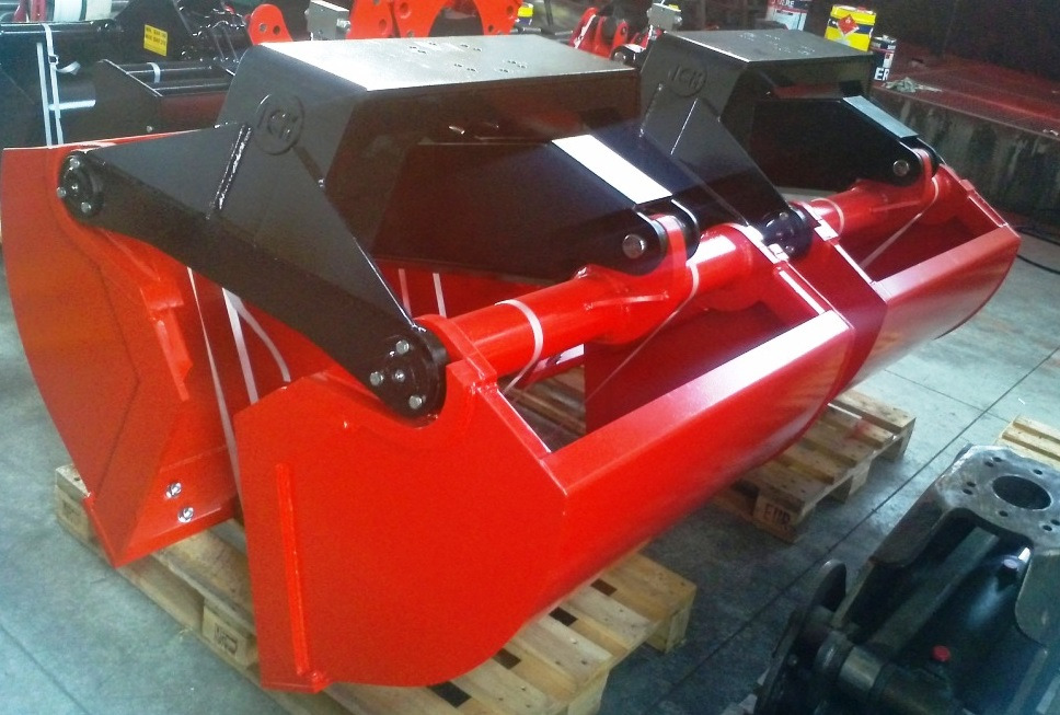 Clamshell bucket with high capacity BV-S 1000 - Benne preneuse pour Grue auxiliaire: photos 2 Clamshell bucket with high capacity BV-S 1000 - Benne preneuse pour Grue auxiliaire: photos 2