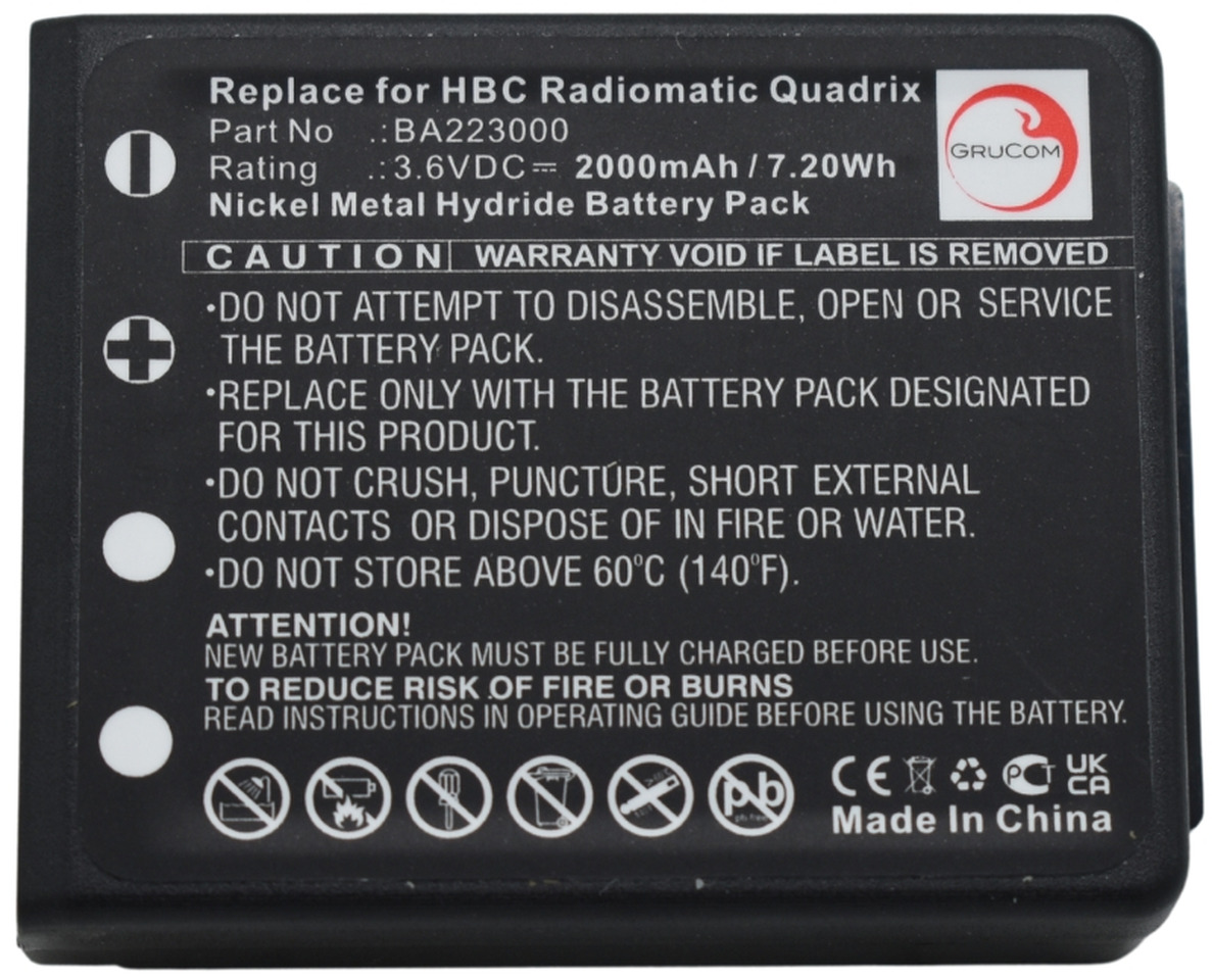 HBC compatible battery BA223000, BA223030, FUB6 - Accumulateur pour Grue auxiliaire: photos 3 HBC compatible battery BA223000, BA223030, FUB6 - Accumulateur pour Grue auxiliaire: photos 3