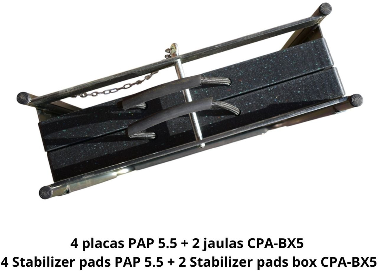 4 Stabilizer Pads PAP 5.5 + 2 Boxes CPA-BX5 OF-4-4P2J - Pièces de rechange pour Grue auxiliaire: photos 3 4 Stabilizer Pads PAP 5.5 + 2 Boxes CPA-BX5 OF-4-4P2J - Pièces de rechange pour Grue auxiliaire: photos 3