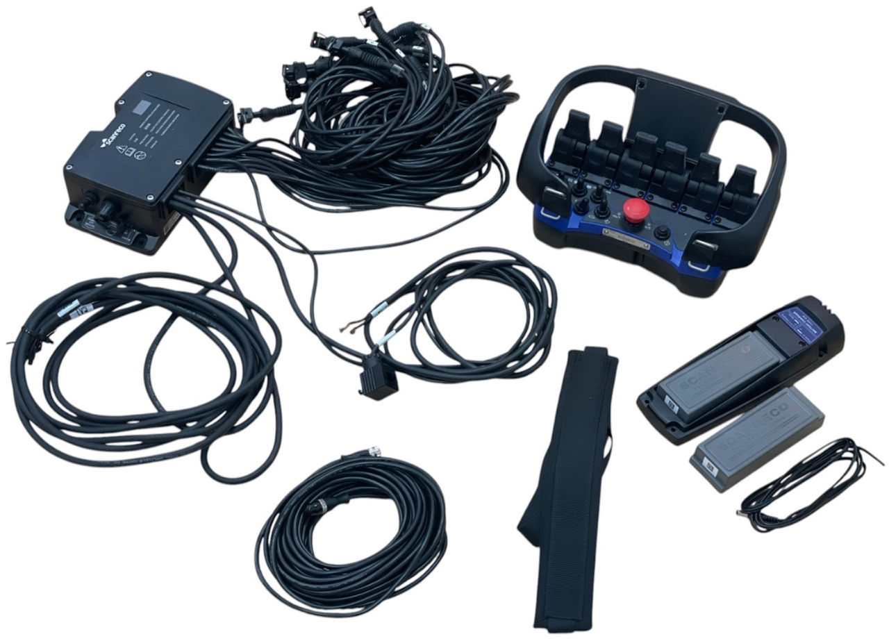 Système électrique pour Grue auxiliaire neuf Remote control Scanreco for 6 functions RMS-01