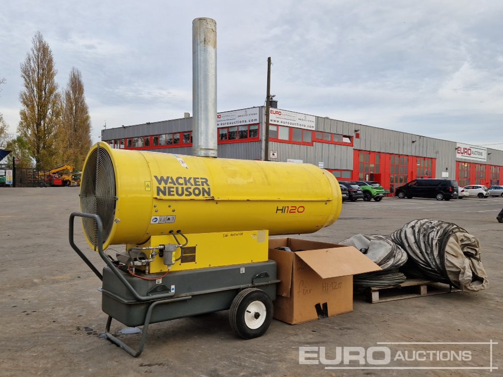 2016 Wacker Neuson HI 120 Space Heater with 2-Way Distributor and Heating Hoses - Matériel de chantier: photos 3 2016 Wacker Neuson HI 120 Space Heater with 2-Way Distributor and Heating Hoses - Matériel de chantier: photos 3