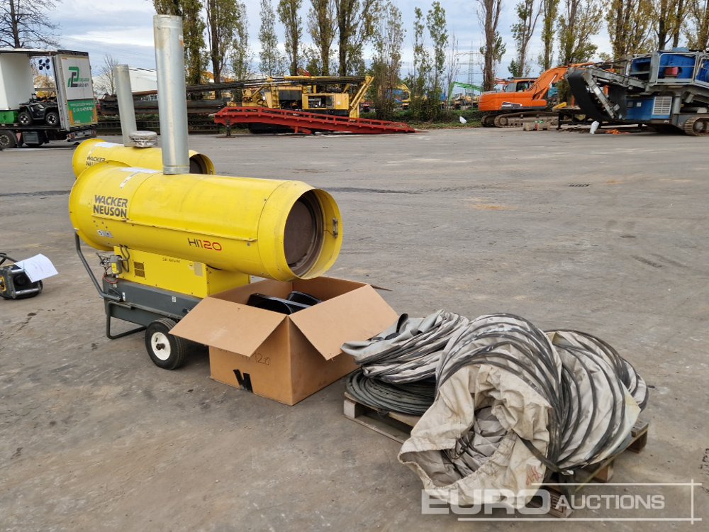 2016 Wacker Neuson HI 120 Space Heater with 2-Way Distributor and Heating Hoses - Matériel de chantier: photos 4 2016 Wacker Neuson HI 120 Space Heater with 2-Way Distributor and Heating Hoses - Matériel de chantier: photos 4