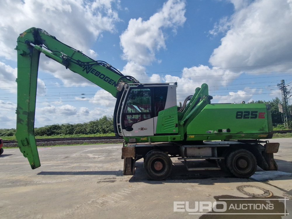 2018 Sennebogen 825E - Pelle sur pneus: photos 3 2018 Sennebogen 825E - Pelle sur pneus: photos 3