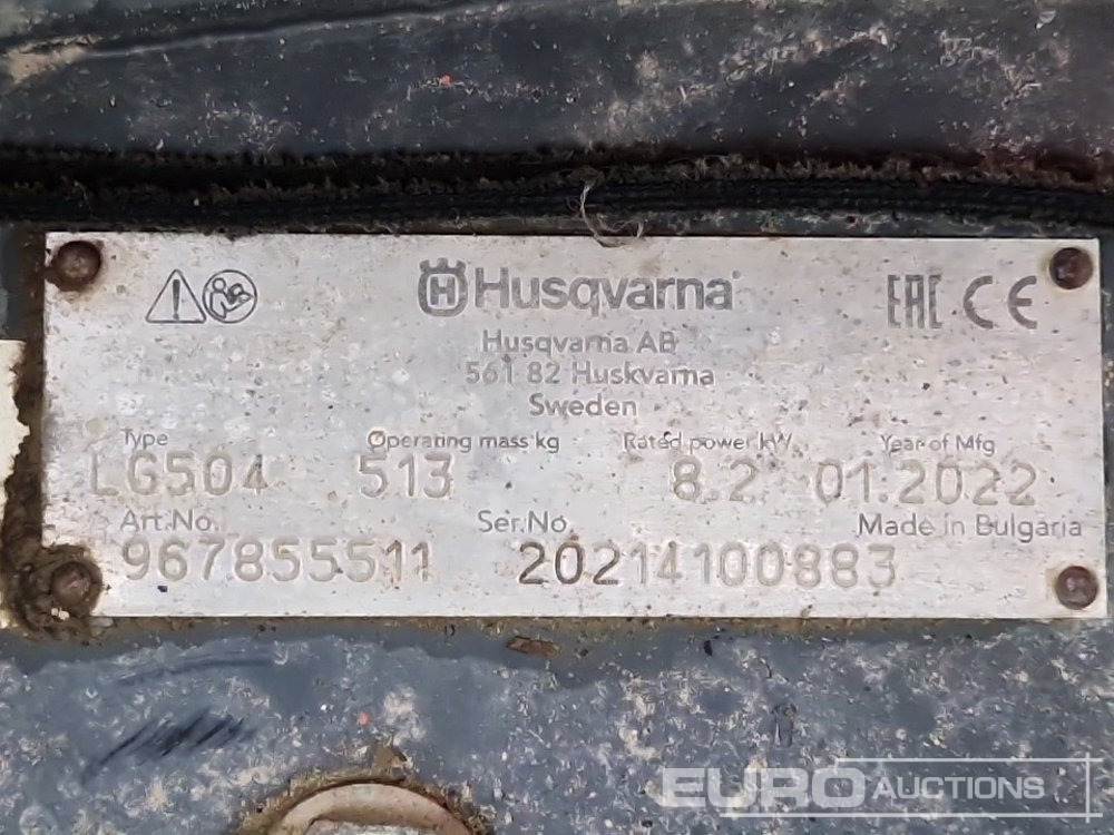 Travaux routiers 2022 Husqvarna LG504: photos 11