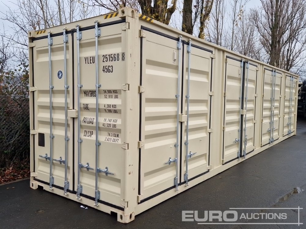 2025 40' HQ Container, One Side 4 Doors, One End Door - Conteneur maritime: photos 1 2025 40' HQ Container, One Side 4 Doors, One End Door - Conteneur maritime: photos 1