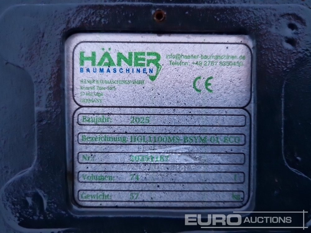 Godet neuf Häner HGL1100 MS ECO: photos 14 Godet neuf Häner HGL1100 MS ECO: photos 14