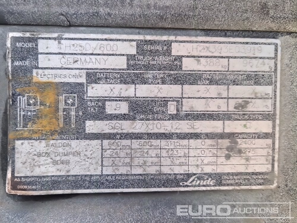 Chariot élévateur diesel Linde H25D: photos 28 Chariot élévateur diesel Linde H25D: photos 28