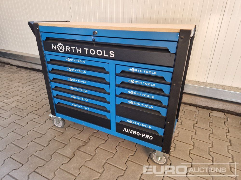 Unused NORTH-TOOL JUMBO-PRO 12 Drawer Tool Cabinet, Professional Tools - Équipement de garage: photos 3 Unused NORTH-TOOL JUMBO-PRO 12 Drawer Tool Cabinet, Professional Tools - Équipement de garage: photos 3