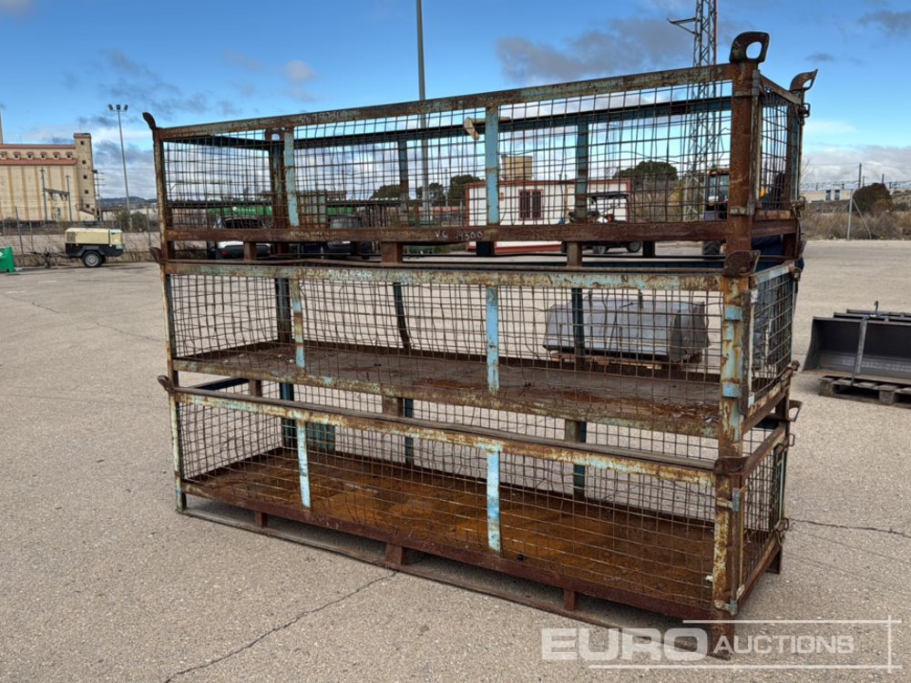 2.60 x 0.75 x 0.50m Metal Cages (3 of) - Matériel de chantier: photos 2 2.60 x 0.75 x 0.50m Metal Cages (3 of) - Matériel de chantier: photos 2