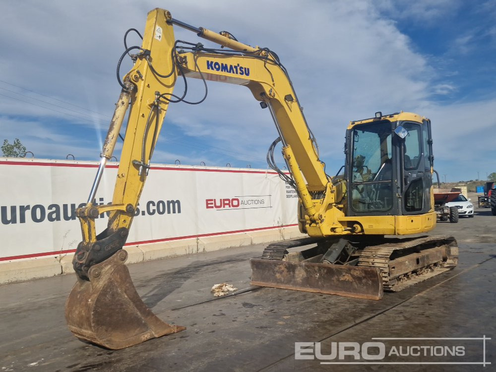 2010 Komatsu PC88MR-8 - Mini pelle: photos 1 2010 Komatsu PC88MR-8 - Mini pelle: photos 1