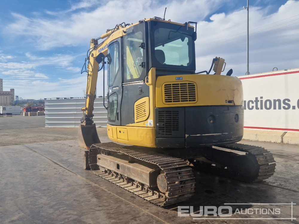 2010 Komatsu PC88MR-8 - Mini pelle: photos 3 2010 Komatsu PC88MR-8 - Mini pelle: photos 3