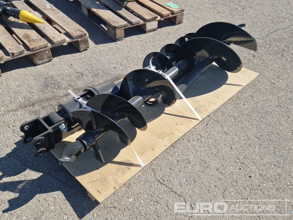 Unused 2025 Captok Auger, Qty (3 of) Auger 8", With 12"/16" Auger Rod to suit 1-2 Ton Excavator - Tarière: photos 2 Unused 2025 Captok Auger, Qty (3 of) Auger 8", With 12"/16" Auger Rod to suit 1-2 Ton Excavator - Tarière: photos 2