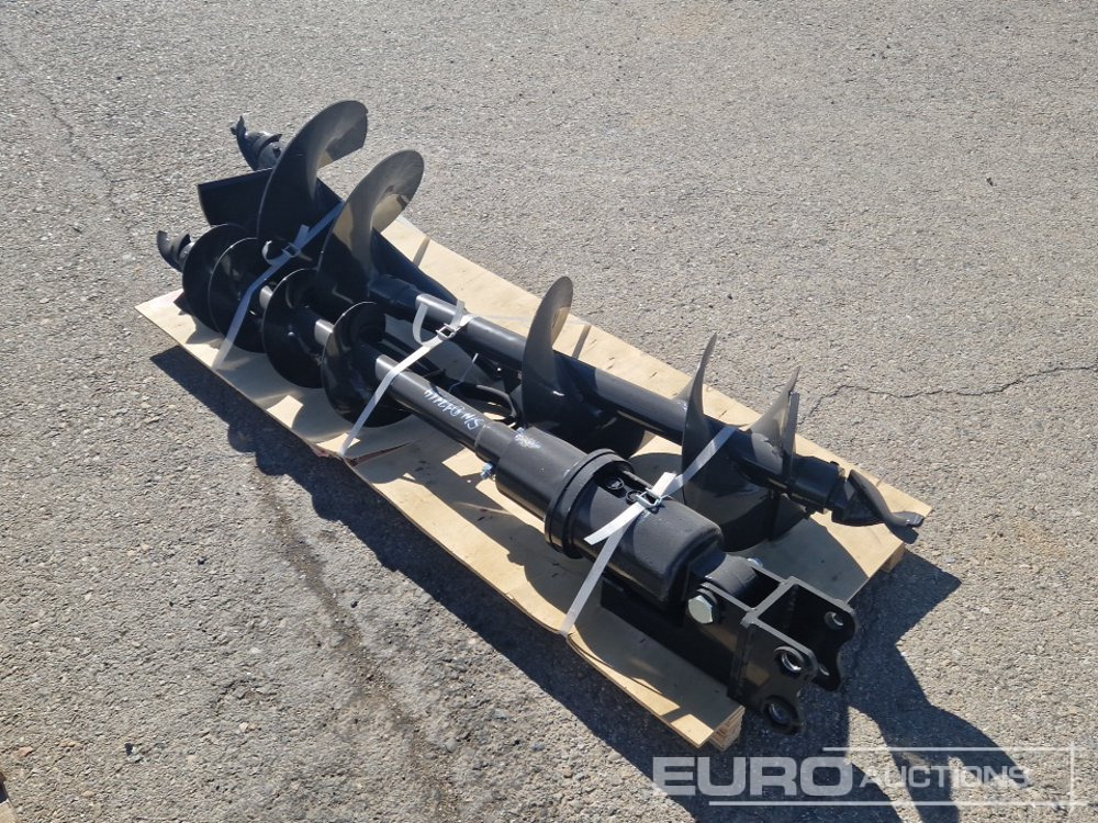 Unused 2025 Captok Auger, Qty (3 of) Auger 8", With 12"/16" Auger Rod to suit 1-2 Ton Excavator - Tarière: photos 3 Unused 2025 Captok Auger, Qty (3 of) Auger 8", With 12"/16" Auger Rod to suit 1-2 Ton Excavator - Tarière: photos 3