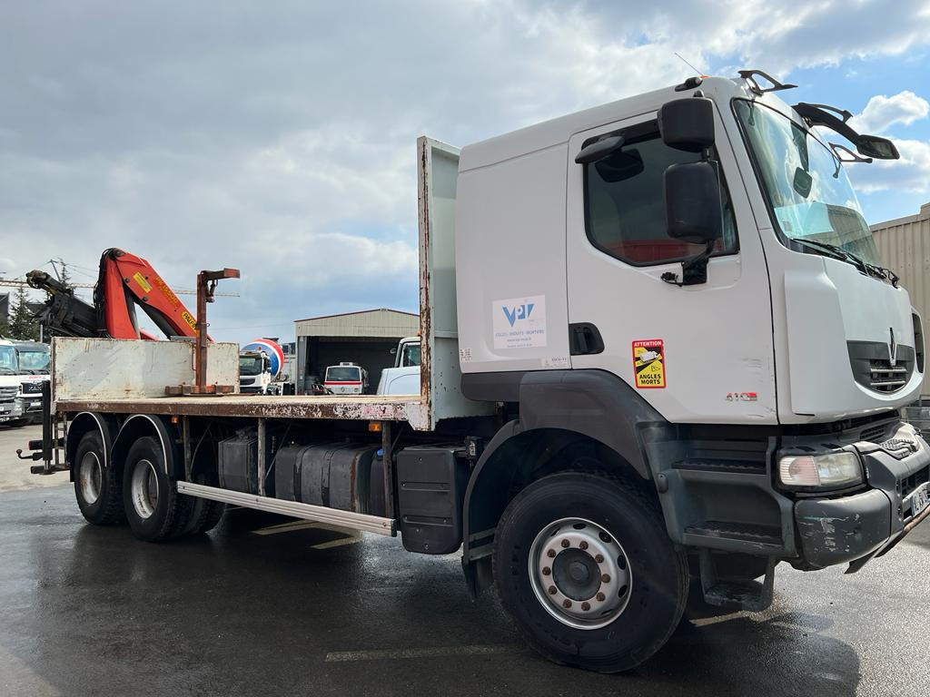 Camion grue Renault 410 AL-454-TS - Camion plateau, Camion grue: photos 4 Camion grue Renault 410 AL-454-TS - Camion plateau, Camion grue: photos 4