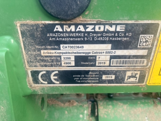Amazone Catros 5002-2 - Cover crop: photos 2 Amazone Catros 5002-2 - Cover crop: photos 2