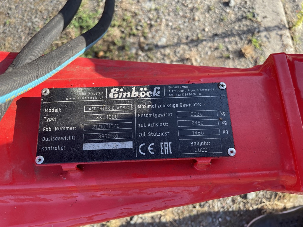 Einböck Aerostar 18.00 - Herse: photos 2 Einböck Aerostar 18.00 - Herse: photos 2