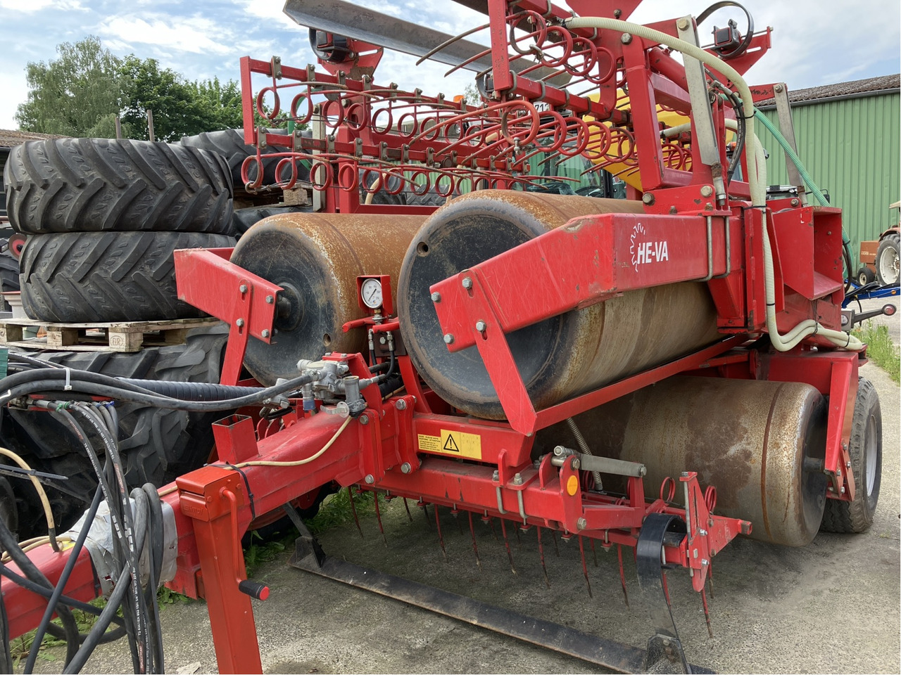 He-Va Striegel mit Walze 6,3m - Rouleau agricole: photos 1 He-Va Striegel mit Walze 6,3m - Rouleau agricole: photos 1