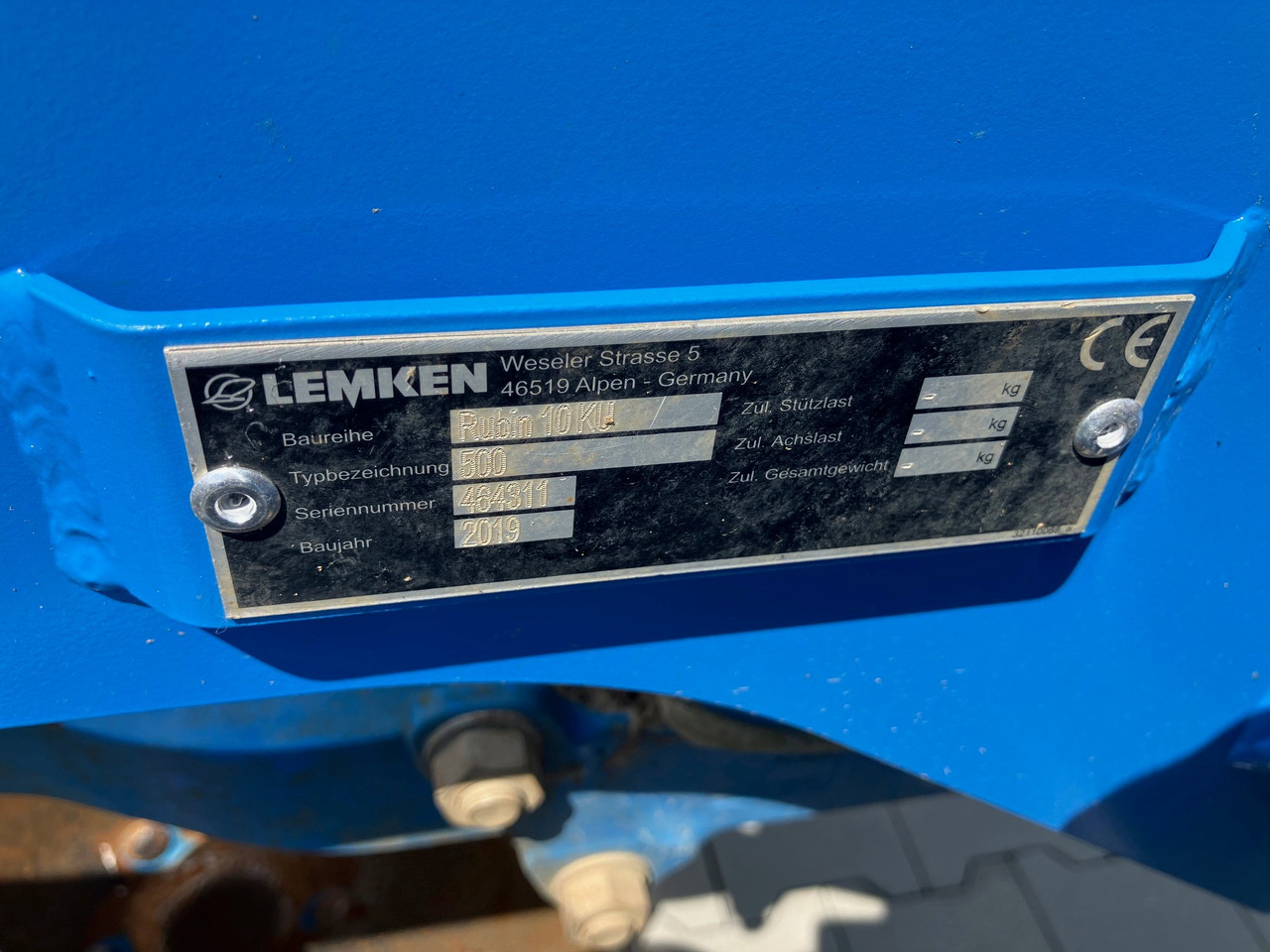 Lemken Rubin 10 - Herse: photos 2 Lemken Rubin 10 - Herse: photos 2