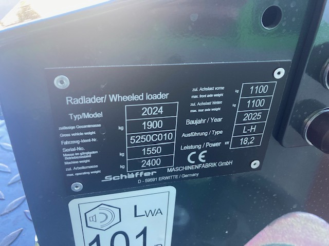 Schäffer Hoflader Typ 2024 - Chargeuse sur pneus: photos 2 Schäffer Hoflader Typ 2024 - Chargeuse sur pneus: photos 2
