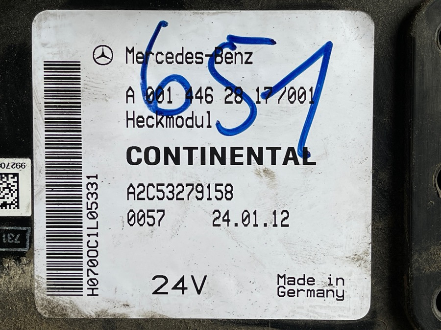 MERCEDES ECU A0014462817 - Système électrique pour Camion: photos 1 MERCEDES ECU A0014462817 - Système électrique pour Camion: photos 1