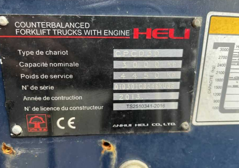 Heli CPCD30 - Chariot élévateur diesel: photos 4 Heli CPCD30 - Chariot élévateur diesel: photos 4