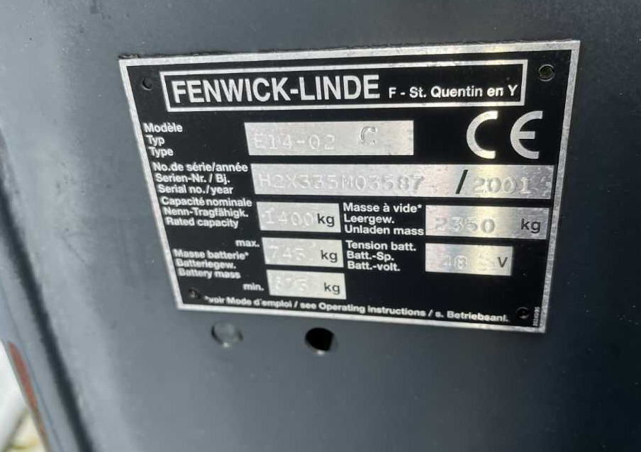 Linde E14 - Chariot élévateur électrique: photos 4 Linde E14 - Chariot élévateur électrique: photos 4