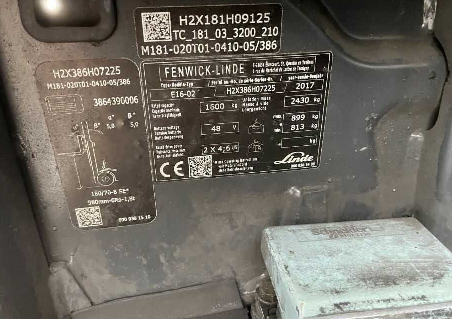 Linde E16-02 - Chariot élévateur électrique: photos 4 Linde E16-02 - Chariot élévateur électrique: photos 4