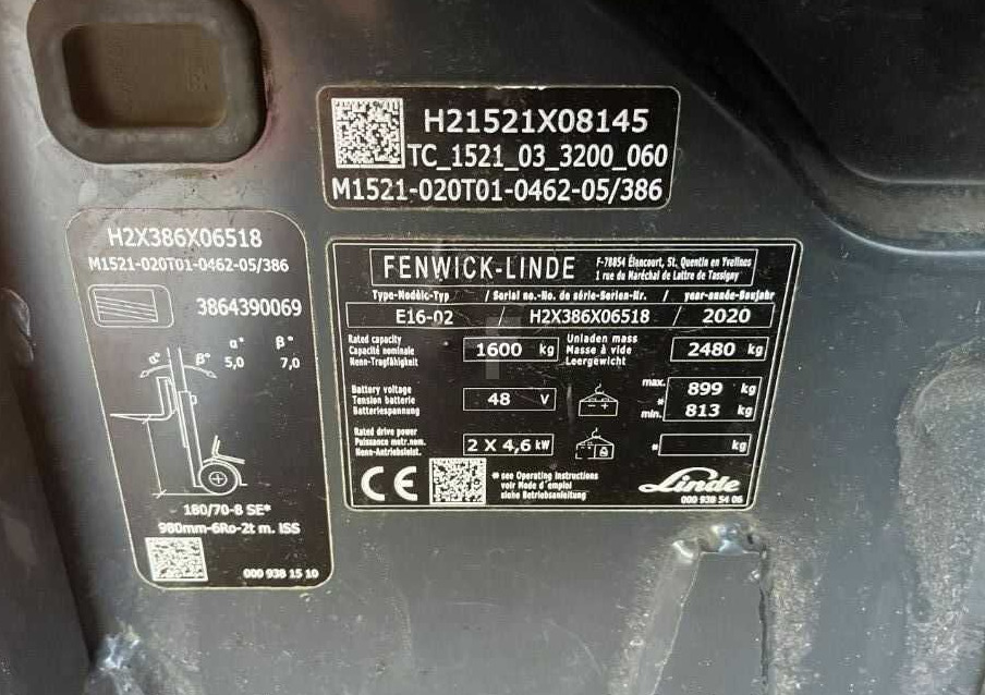 Linde E16-02 - Chariot élévateur électrique: photos 4 Linde E16-02 - Chariot élévateur électrique: photos 4