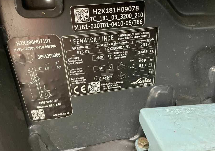 Linde E16-02 - Chariot élévateur électrique: photos 4 Linde E16-02 - Chariot élévateur électrique: photos 4