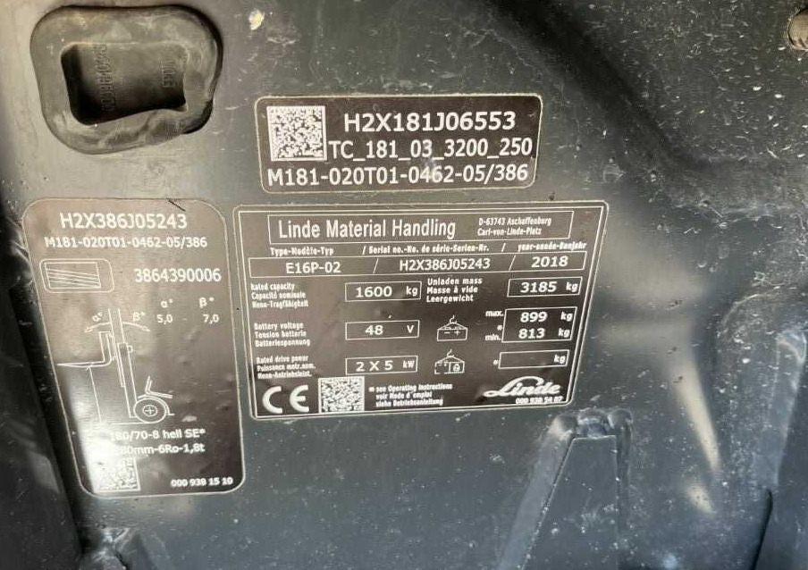 Linde E16P-02 - Chariot élévateur électrique: photos 4 Linde E16P-02 - Chariot élévateur électrique: photos 4