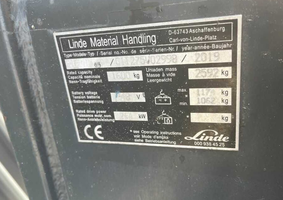 Linde E16PH - Chariot élévateur électrique: photos 4 Linde E16PH - Chariot élévateur électrique: photos 4