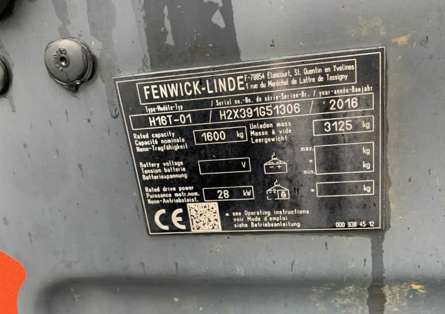 Linde H16T-01 - Chariot élévateur à gaz: photos 4 Linde H16T-01 - Chariot élévateur à gaz: photos 4