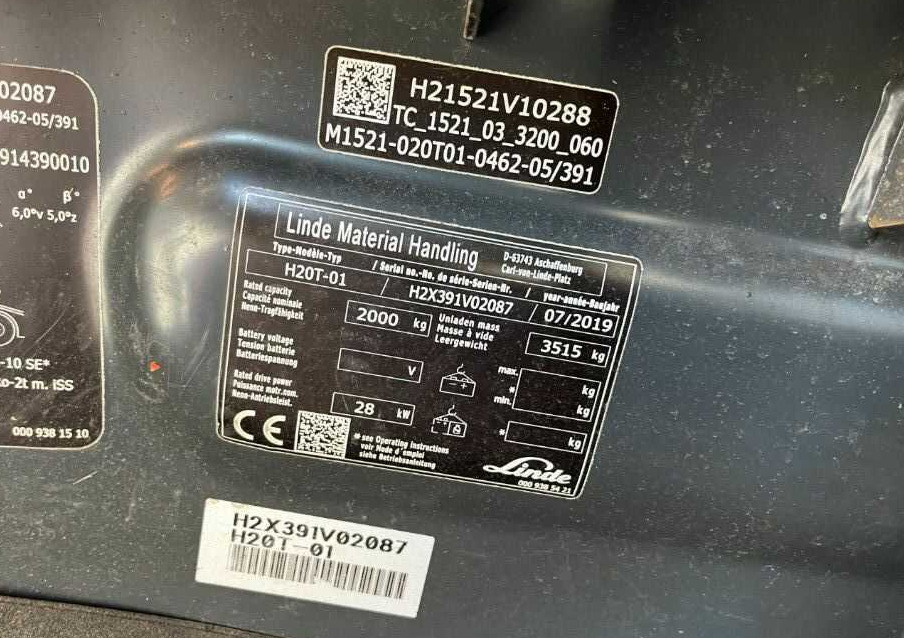 Linde H20T-01 - Chariot élévateur à gaz: photos 4 Linde H20T-01 - Chariot élévateur à gaz: photos 4