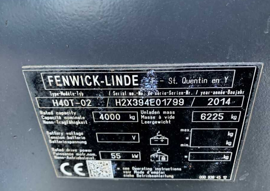Chariot élévateur à gaz Linde H40T-02: photos 9