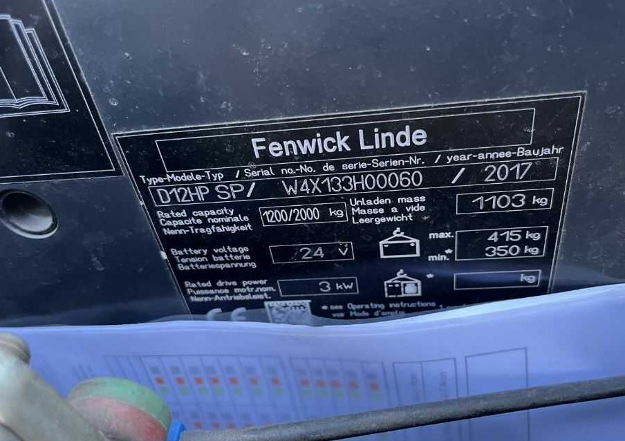 Linde L12LHP - Gerbeur: photos 4 Linde L12LHP - Gerbeur: photos 4