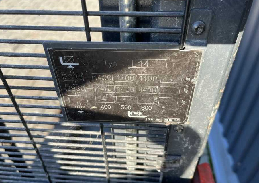 Linde L14 - Gerbeur: photos 5 Linde L14 - Gerbeur: photos 5