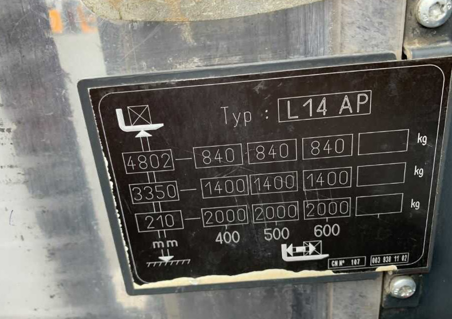 Linde L14AP - Gerbeur: photos 4 Linde L14AP - Gerbeur: photos 4