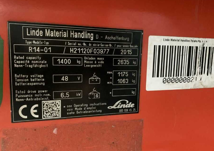 Linde R14-01 - Chariot à mât rétractable: photos 1 Linde R14-01 - Chariot à mât rétractable: photos 1