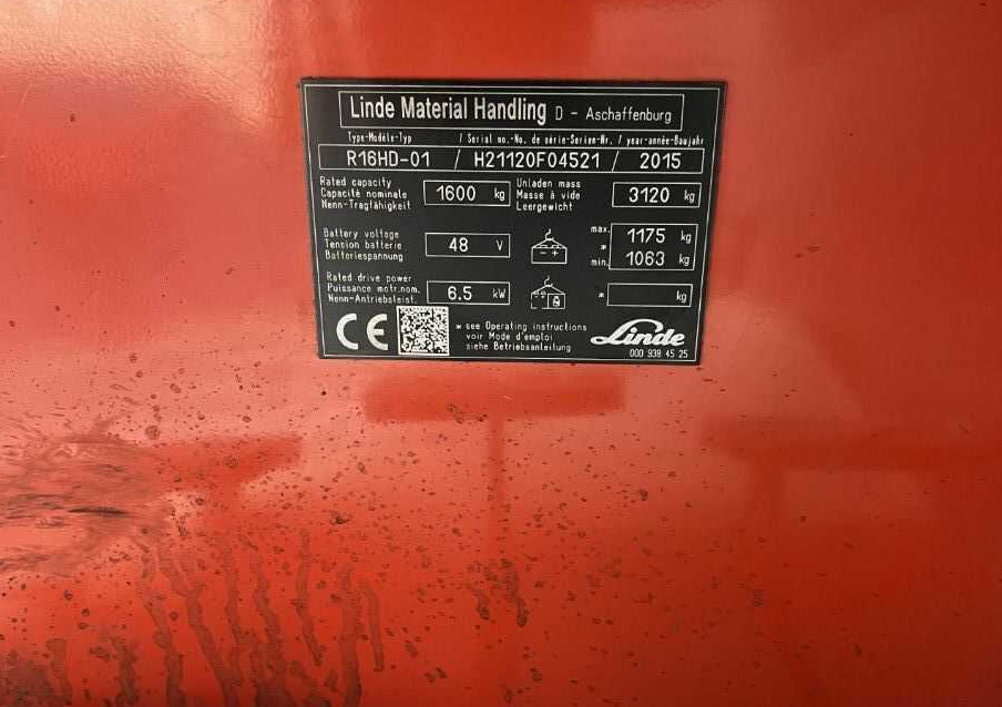 Linde R16HD-01 - Chariot à mât rétractable: photos 4 Linde R16HD-01 - Chariot à mât rétractable: photos 4