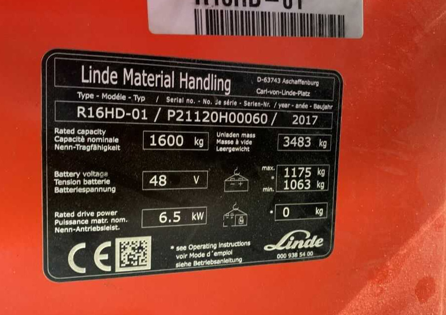 Chariot à mât rétractable Linde R16HD-01: photos 6