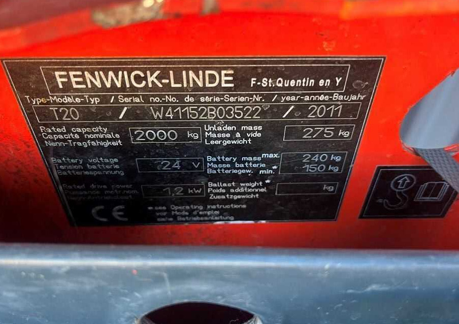 Linde T20 - Transpalette: photos 5 Linde T20 - Transpalette: photos 5